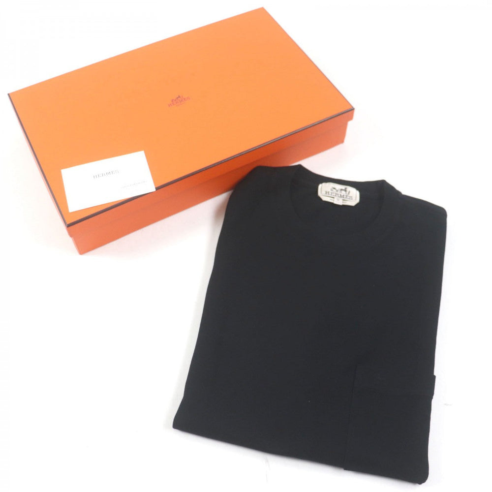 HERMES Short sleeve T-shirt cotton black M