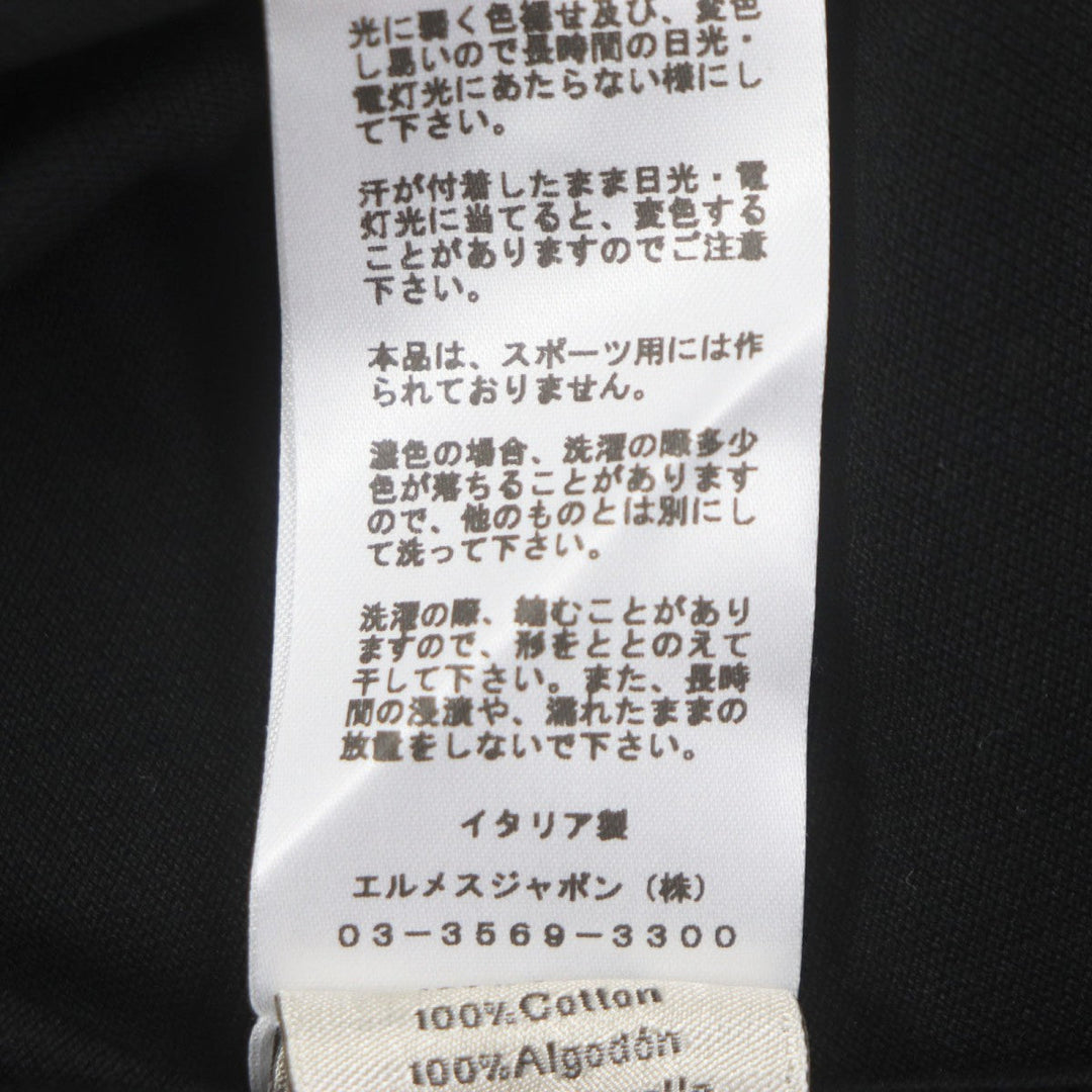 HERMES Short sleeve T-shirt cotton black M