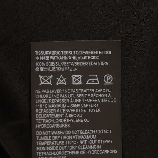 SAINT LAURENT PARIS Short sleeve shirt 601070 Main: 100% silk black mens 39 Used Authentic