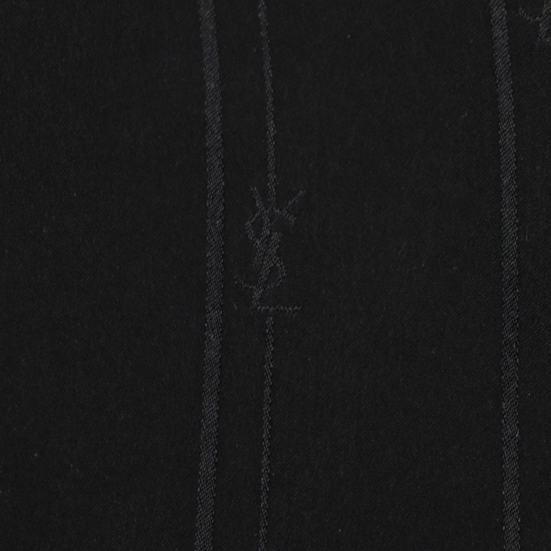 SAINT LAURENT PARIS Short sleeve shirt 601070 Main: 100% silk black mens 39 Used Authentic