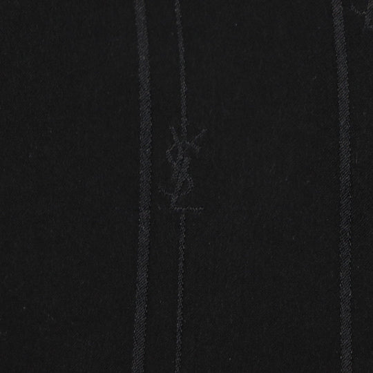 SAINT LAURENT PARIS Short sleeve shirt 601070 Main: 100% silk black mens 39 Used Authentic