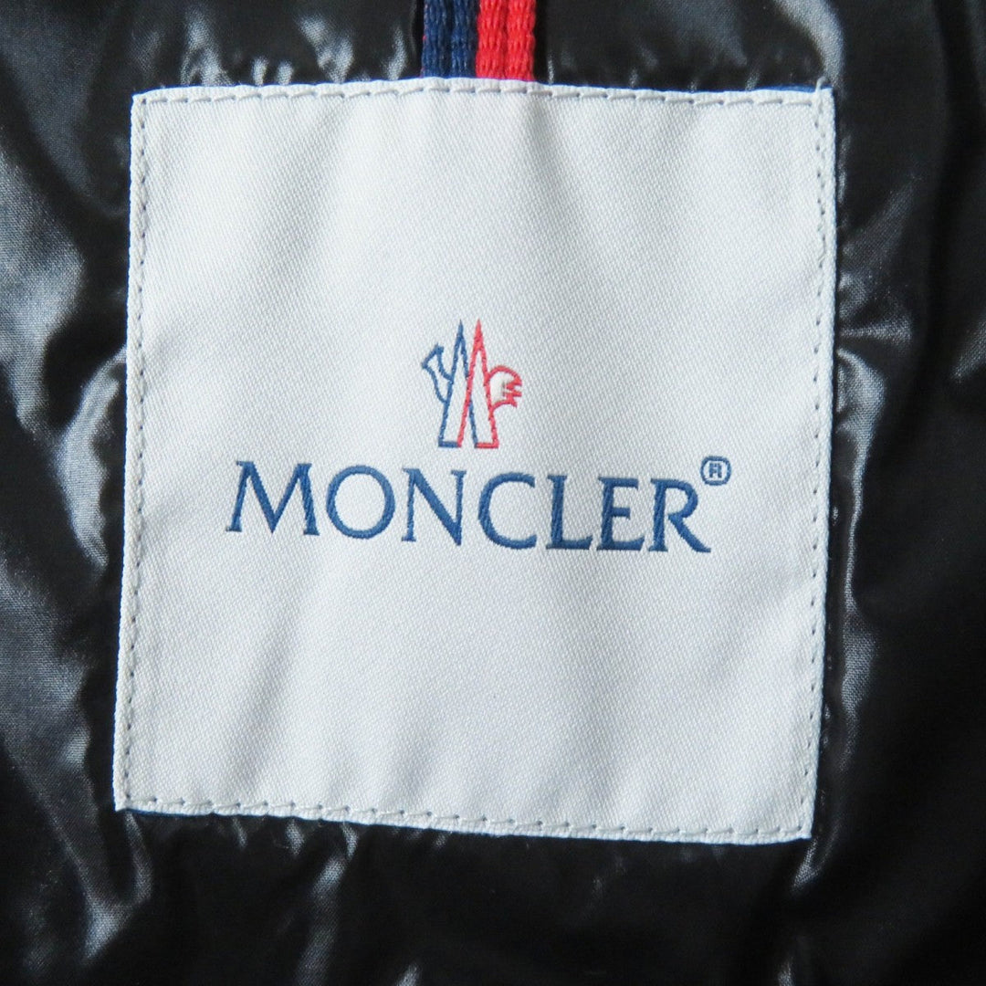 MONCLER Down jacket Outer: 100% nylon, Filling: 90% down, Filling: 10% feather black BADY Women Zero size Used Authentic