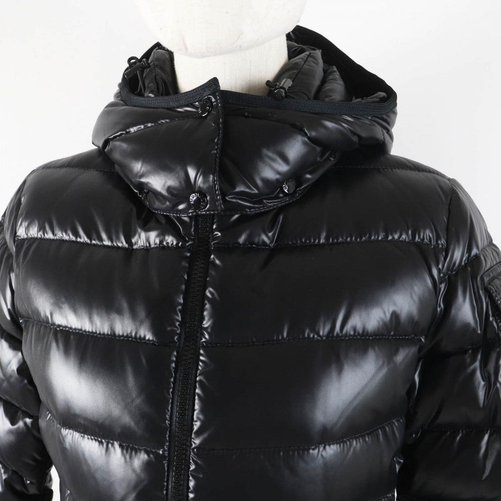 MONCLER Down jacket Outer: 100% nylon, Filling: 90% down, Filling: 10% feather black BADY Women Zero size Used Authentic