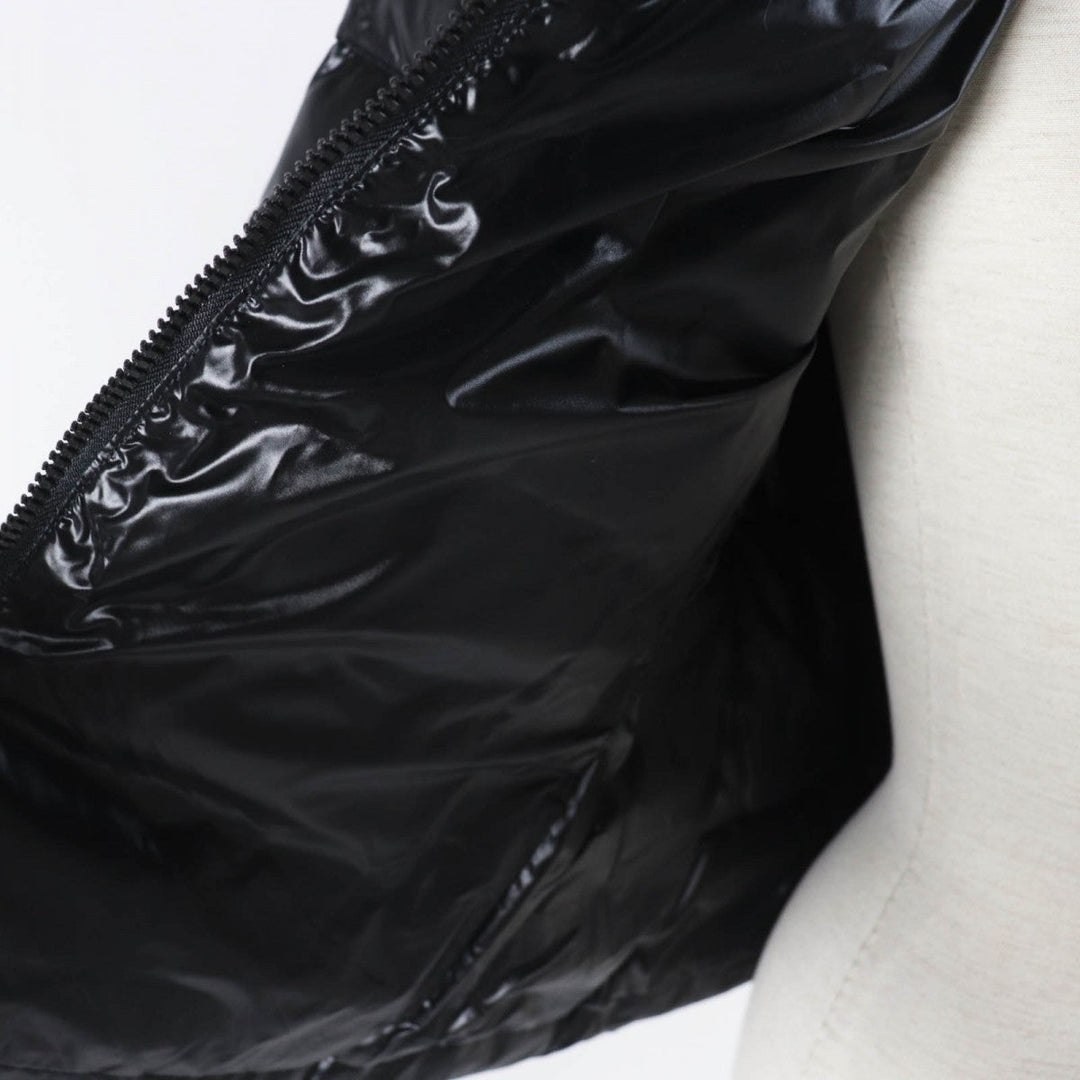 MONCLER Down jacket Outer: 100% nylon, Filling: 90% down, Filling: 10% feather black BADY Women Zero size Used Authentic