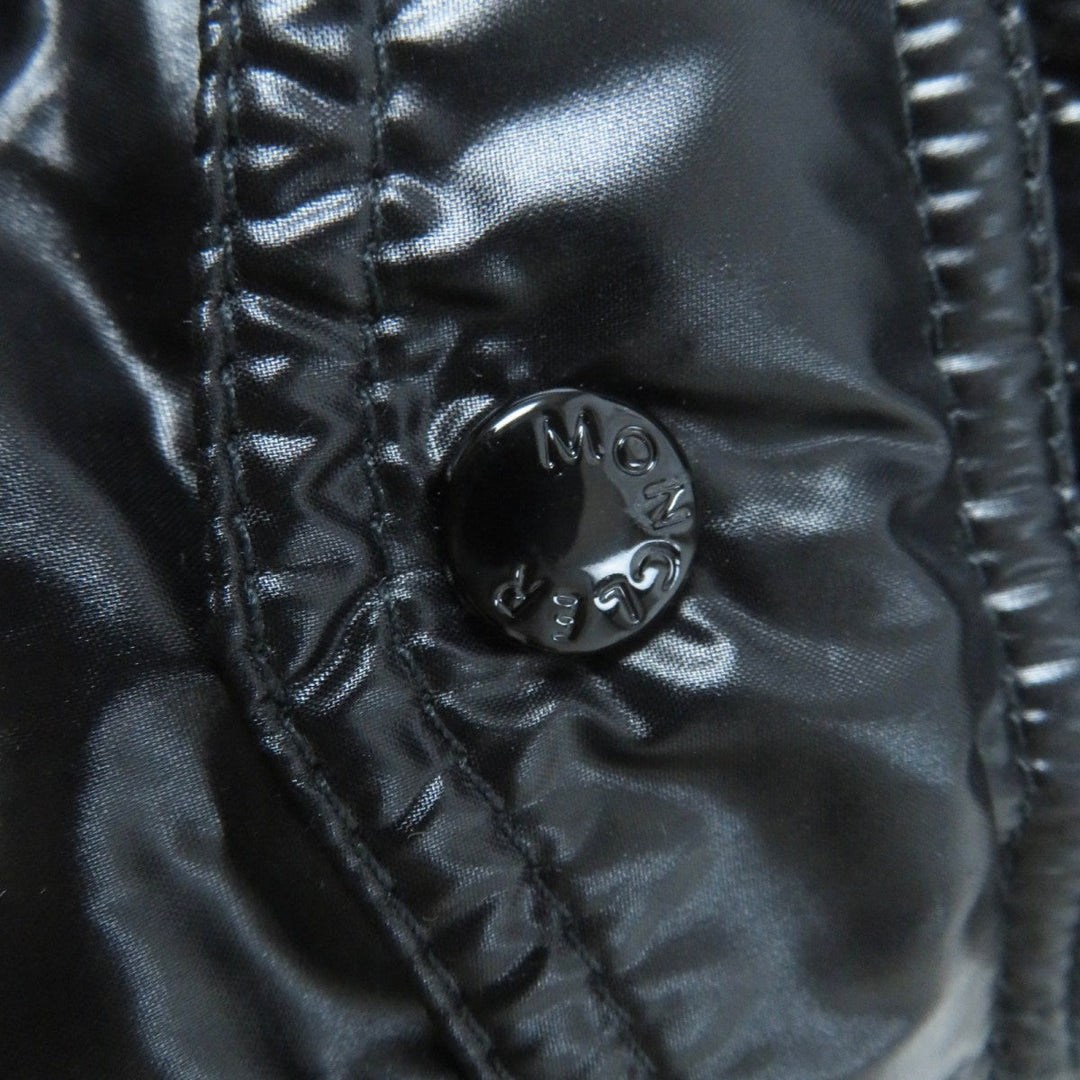 MONCLER Down jacket Outer: 100% nylon, Filling: 90% down, Filling: 10% feather black BADY Women Zero size Used Authentic