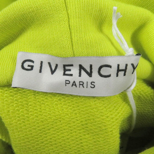 GIVENCHY Hoodie BMJ07F30AF Main: 100% cotton lime mens L Used Authentic