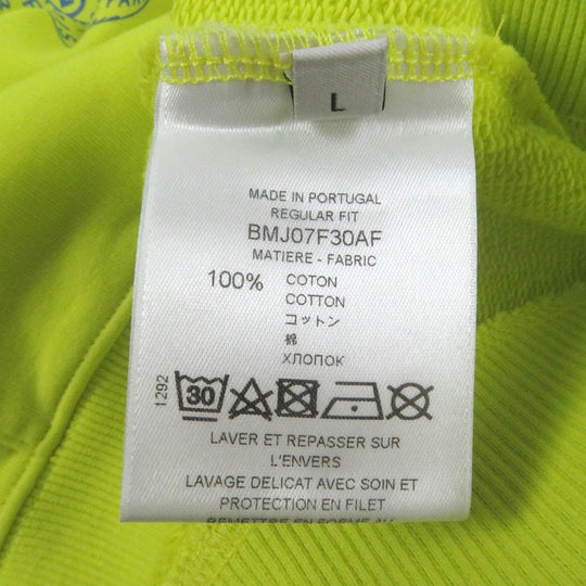 GIVENCHY Hoodie BMJ07F30AF Main: 100% cotton lime mens L Used Authentic