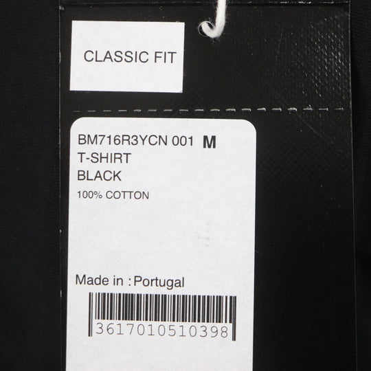 GIVENCHY Short sleeve T-shirt BM716R3YCN Main: 100% cotton black 4G mens M Used Authentic