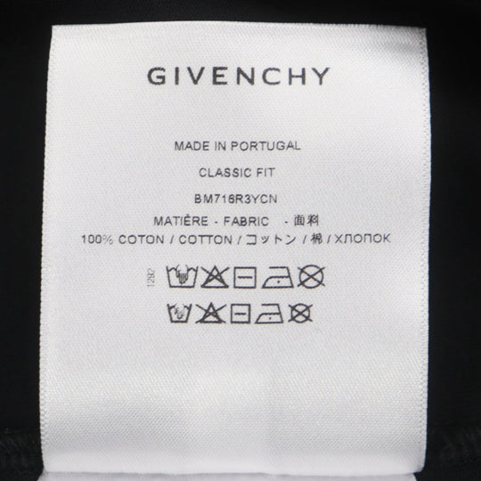 GIVENCHY Short sleeve T-shirt BM716R3YCN Main: 100% cotton black 4G mens M Used Authentic