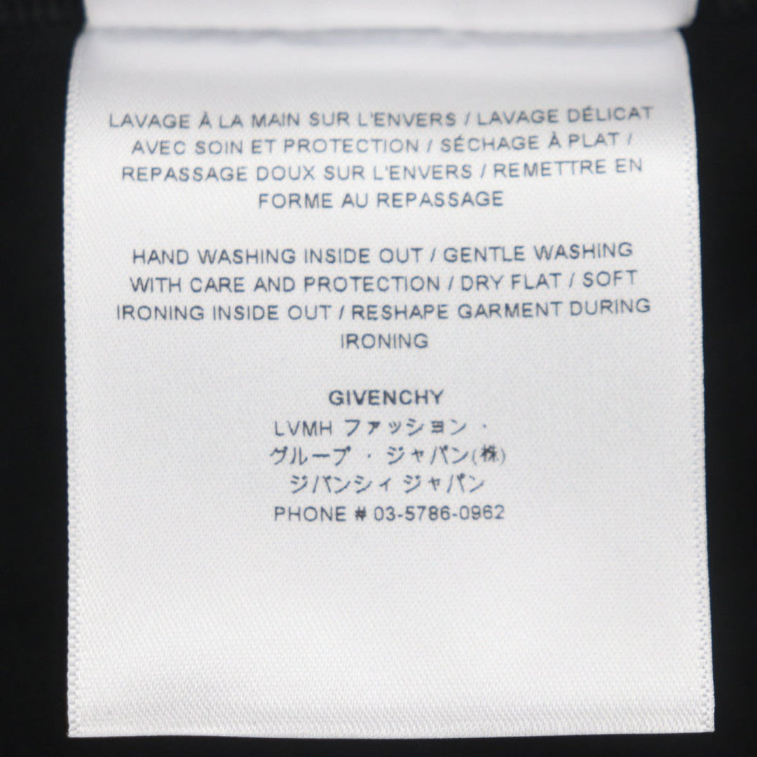 GIVENCHY Short sleeve T-shirt BM716R3YCN Main: 100% cotton black 4G mens M Used Authentic