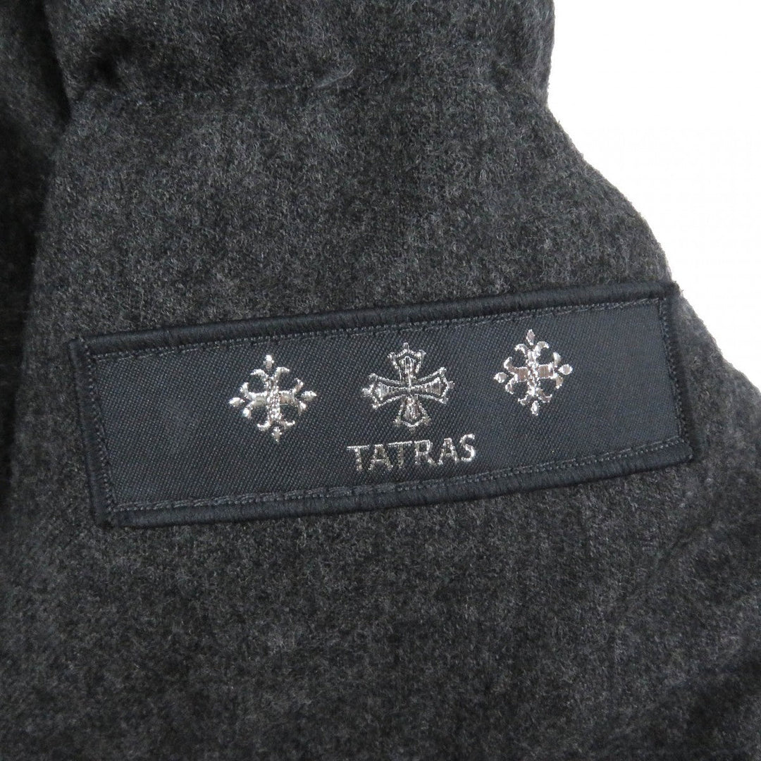 TATRAS Down jacket MTKE20A4148-D Outer: 100% wool, Lining: 100% nylon, Filling: 90% down, Filling: 10% feather gray AGORDO mens Used Authentic