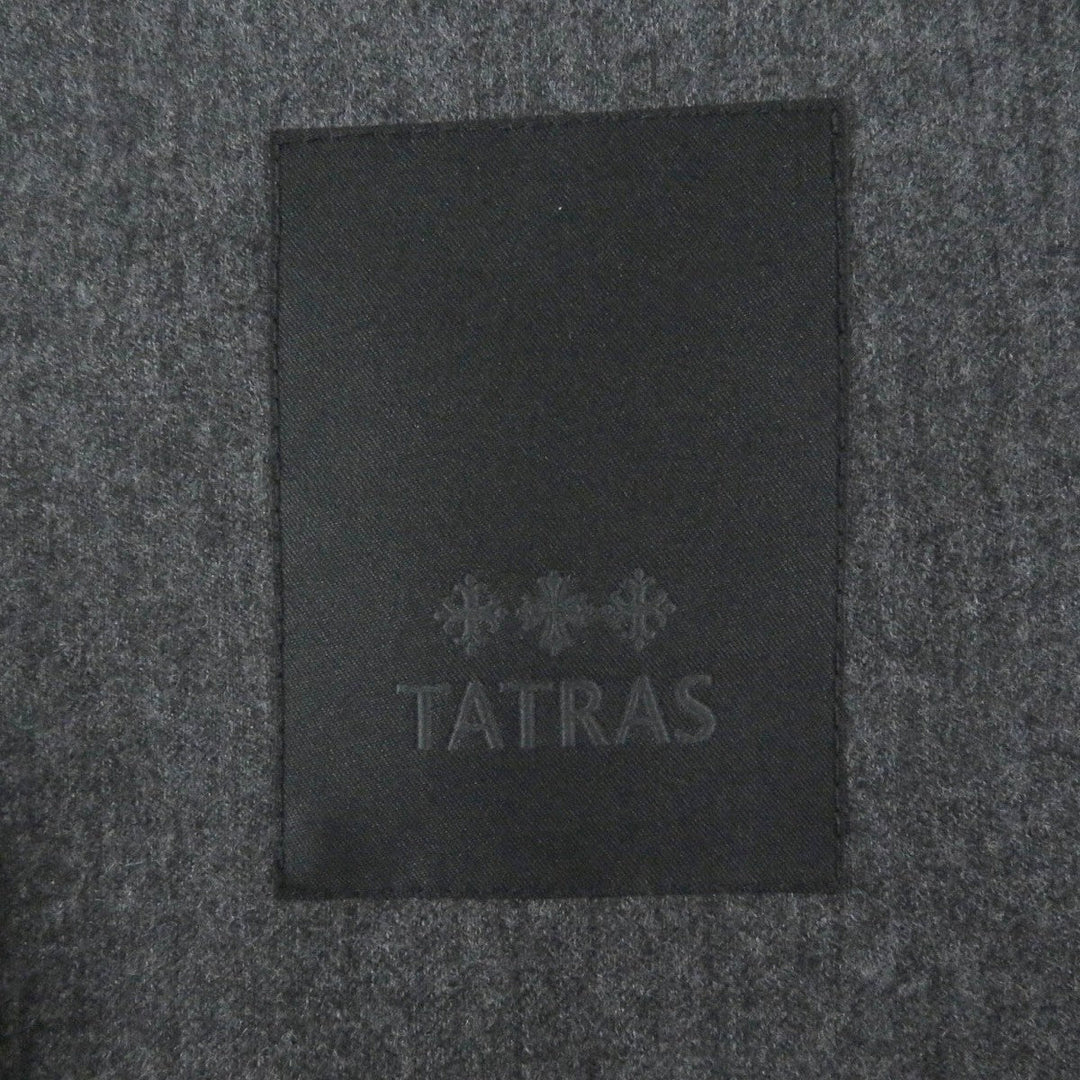 TATRAS Down jacket MTKE20A4148-D Outer: 100% wool, Lining: 100% nylon, Filling: 90% down, Filling: 10% feather gray AGORDO mens Used Authentic