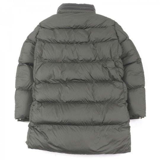 MONCLER Down jacket Main: 100% polyester, Part: 100% nylon, Filling: 90% down, Filling: 10% feather, Part: cowhide khaki GUIREC GIUBBOTTO mens 3 Used Authentic