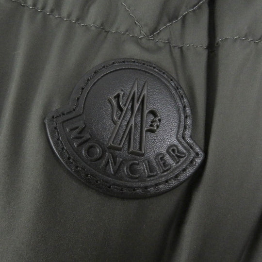 MONCLER Down jacket Main: 100% polyester, Part: 100% nylon, Filling: 90% down, Filling: 10% feather, Part: cowhide khaki GUIREC GIUBBOTTO mens 3 Used Authentic