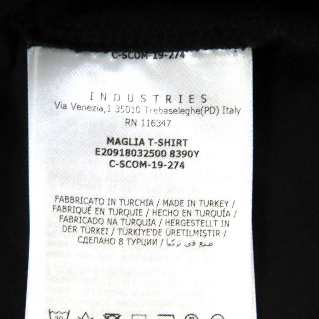 MONCLER Short sleeve T-shirt E20918032500 cotton black MAGLIA T-SHIRT S