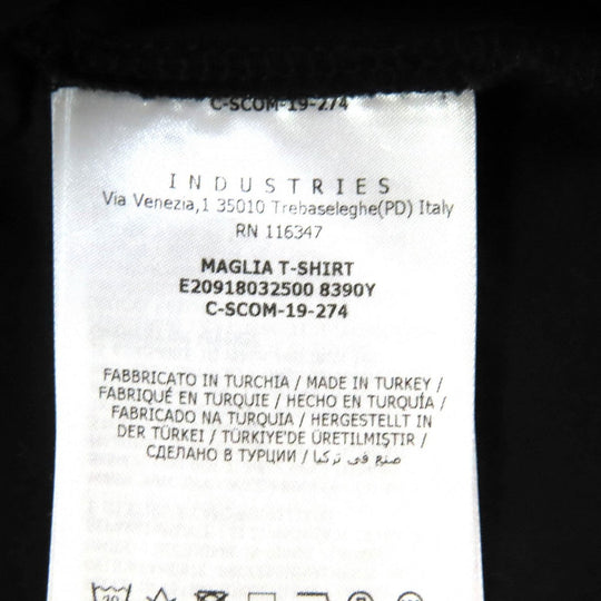 MONCLER Short sleeve T-shirt E20918032500 cotton black MAGLIA T-SHIRT S