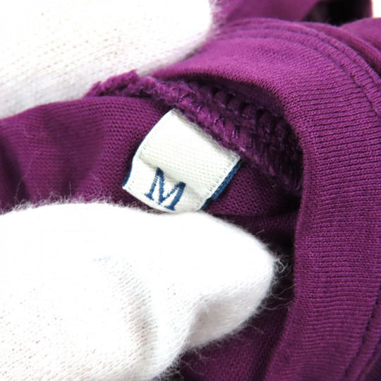 MONCLER Short sleeve T-shirt F20918C78100 Main: 100% cotton purple MAGLIA T-SHIRT mens M Used Authentic