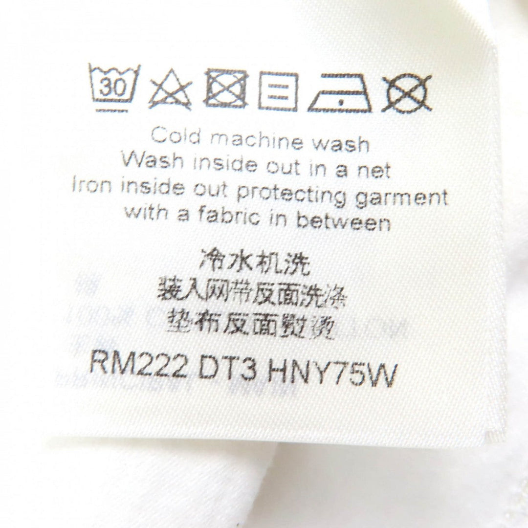 LOUIS VUITTON Short sleeve T-shirt HNY75W Main: 100% cotton White Beige Black mens L Used Authentic
