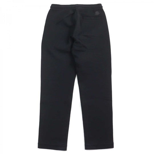 MONCLER Pants J20918H00004 89AMD Main: 100% cotton, Leather part: Cowhide black PANTALONE LUNGO mens XS Used Authentic