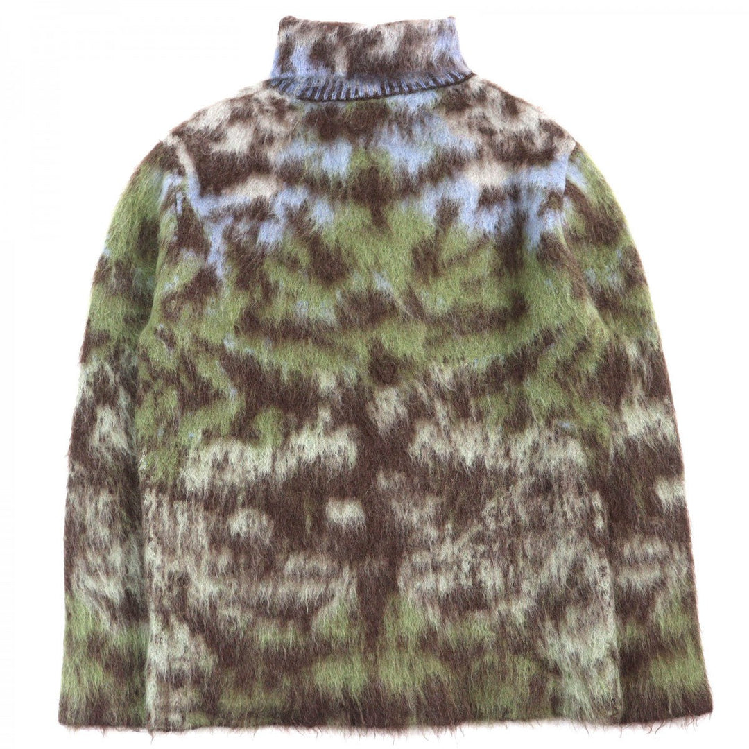 LOUIS VUITTON knit HHN19W Main: 67% mohair, Main: 28% nylon, Main: 5% wool Brown Green Blue type mens S Used Authentic