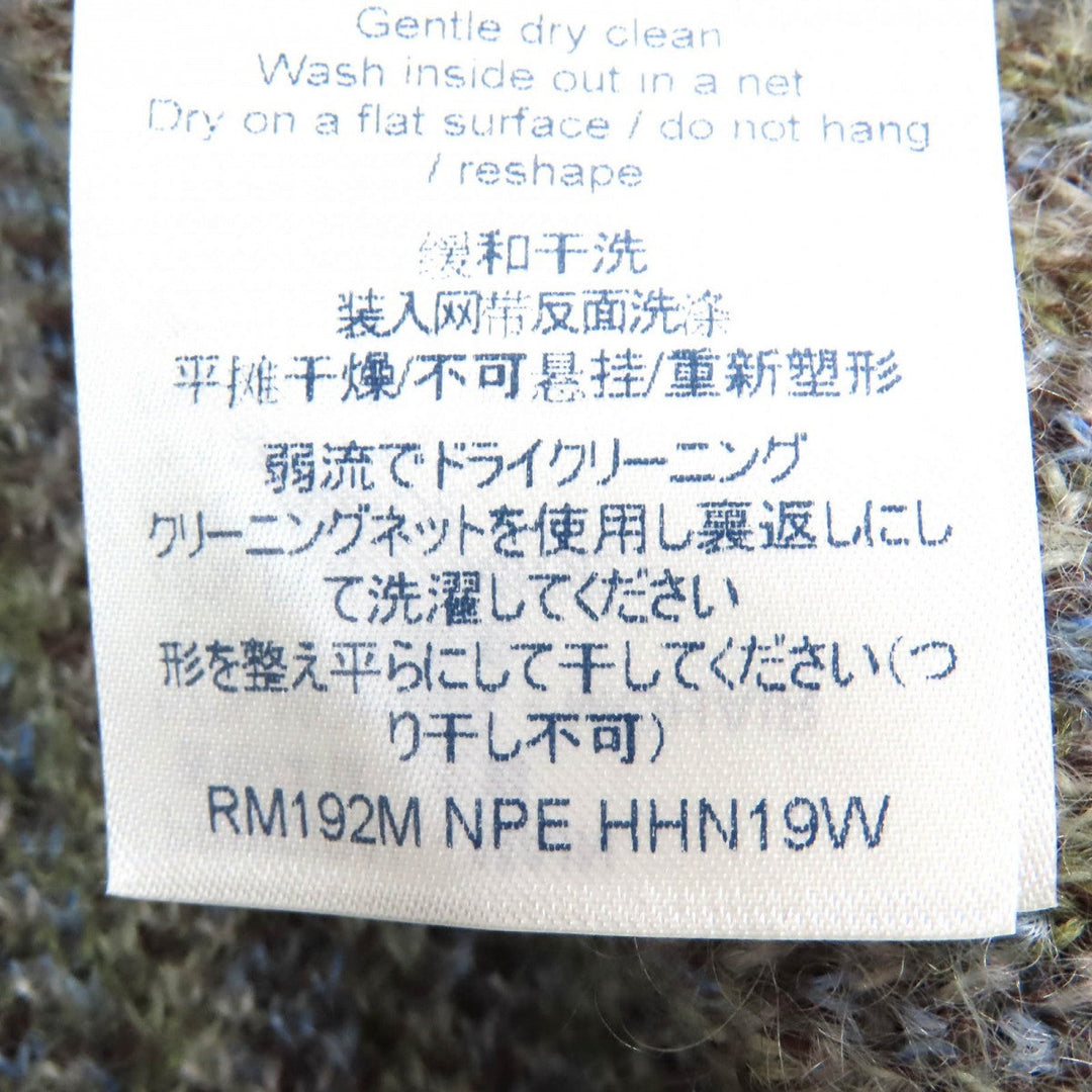 LOUIS VUITTON knit HHN19W Main: 67% mohair, Main: 28% nylon, Main: 5% wool Brown Green Blue type mens S Used Authentic