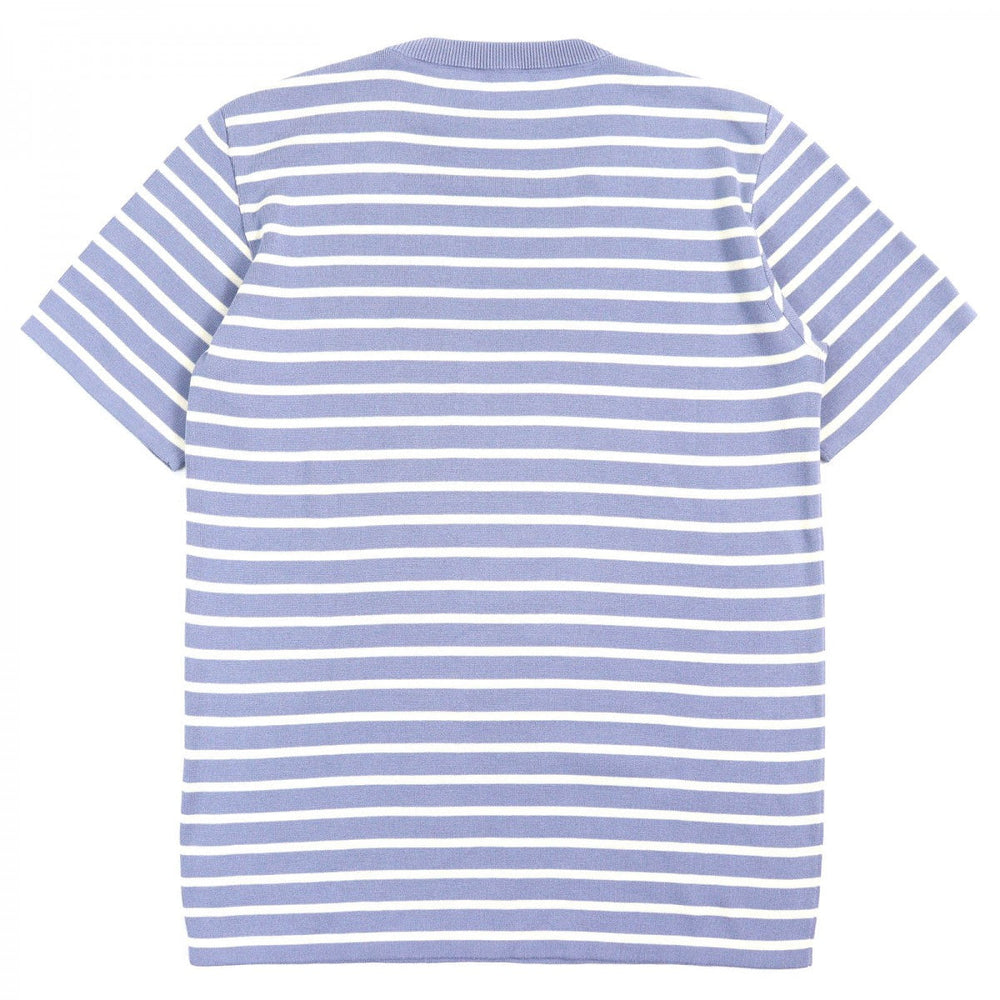 Dior HOMME knit 183M647AT234 silk Blue white XS