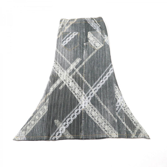 PLEATS PLEASE flare skirt PP61-JG605 Main: 100% polyester Multi Women 1 Used Authentic