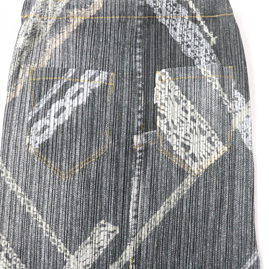 PLEATS PLEASE flare skirt PP61-JG605 Main: 100% polyester Multi Women 1 Used Authentic