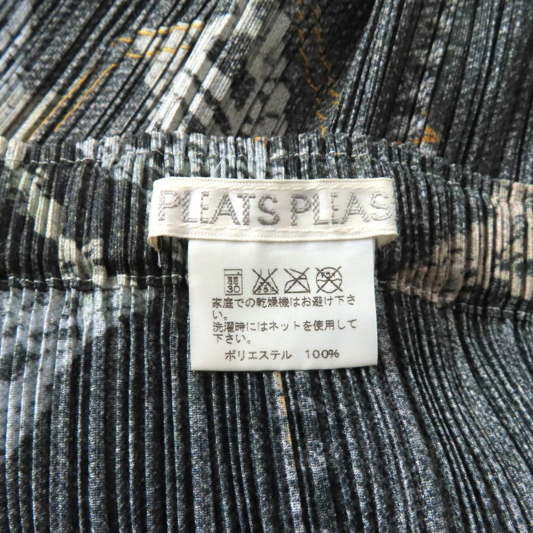 PLEATS PLEASE flare skirt PP61-JG605 Main: 100% polyester Multi Women 1 Used Authentic