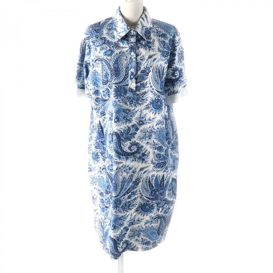 ETRO one piece cotton Blue white 48
