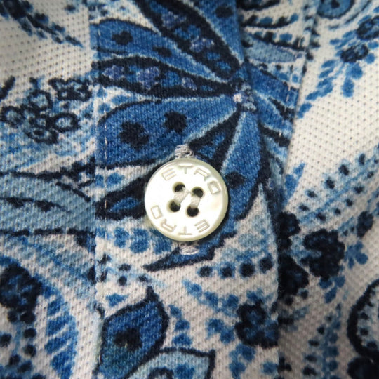 ETRO one piece cotton Blue white 48