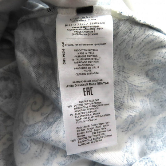 ETRO one piece cotton Blue white 48