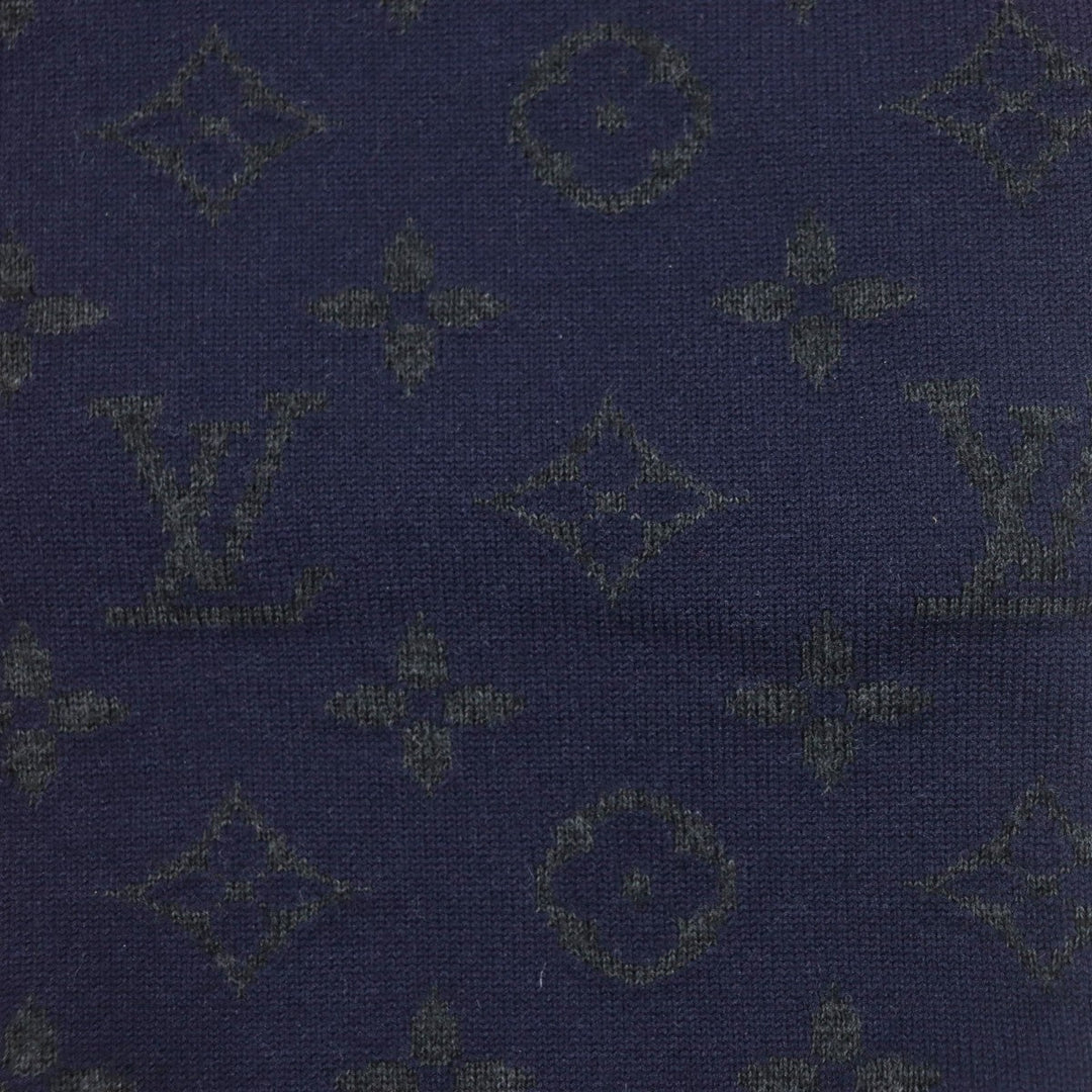 LOUIS VUITTON Pants Main: 39% wool, 35% nylon, 12% cashmere, 10% silk, 3% rayon Navy Monogram Vivid Trim Women S Used Authentic