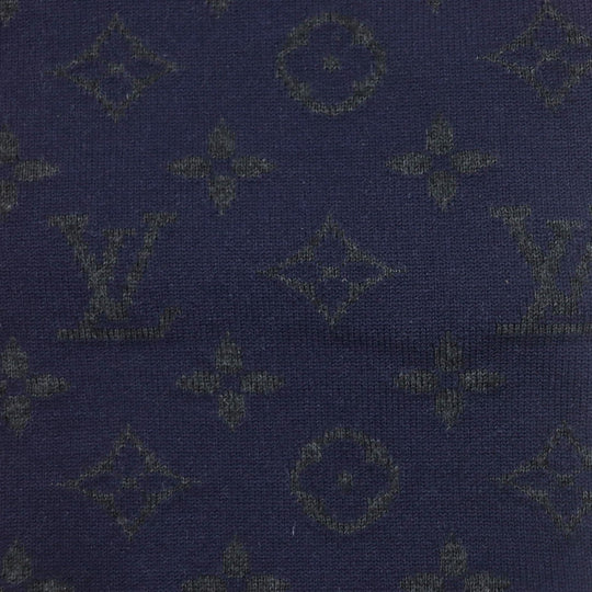 LOUIS VUITTON Pants Main: 39% wool, 35% nylon, 12% cashmere, 10% silk, 3% rayon Navy Monogram Vivid Trim Women S Used Authentic