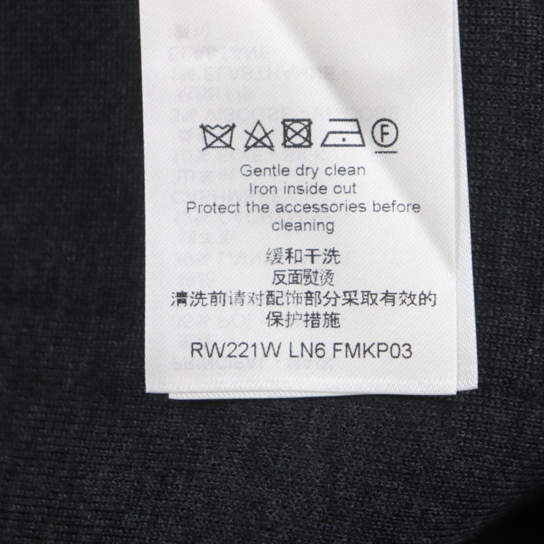 LOUIS VUITTON Pants Main: 39% wool, 35% nylon, 12% cashmere, 10% silk, 3% rayon Navy Monogram Vivid Trim Women S Used Authentic