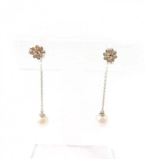 TIFFANY&Co. Pierce Main: SV925, Part: Freshwater pearl Silver white Ziegfeld Collection Drop Pierce Women Used Authentic