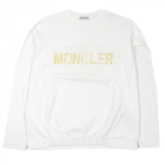 MONCLER Long-sleeved T-shirt cotton white S
