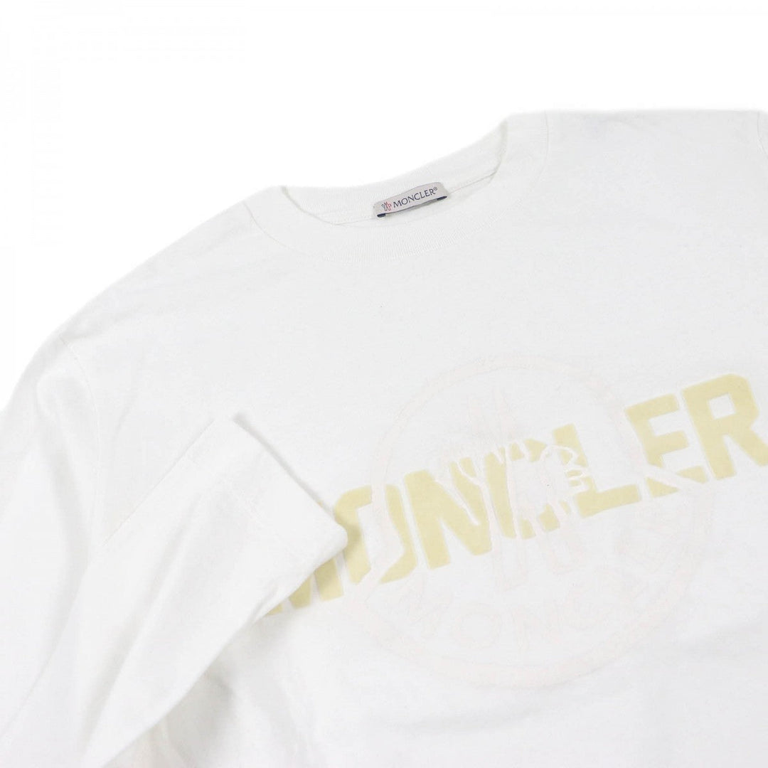 MONCLER Long-sleeved T-shirt cotton white S