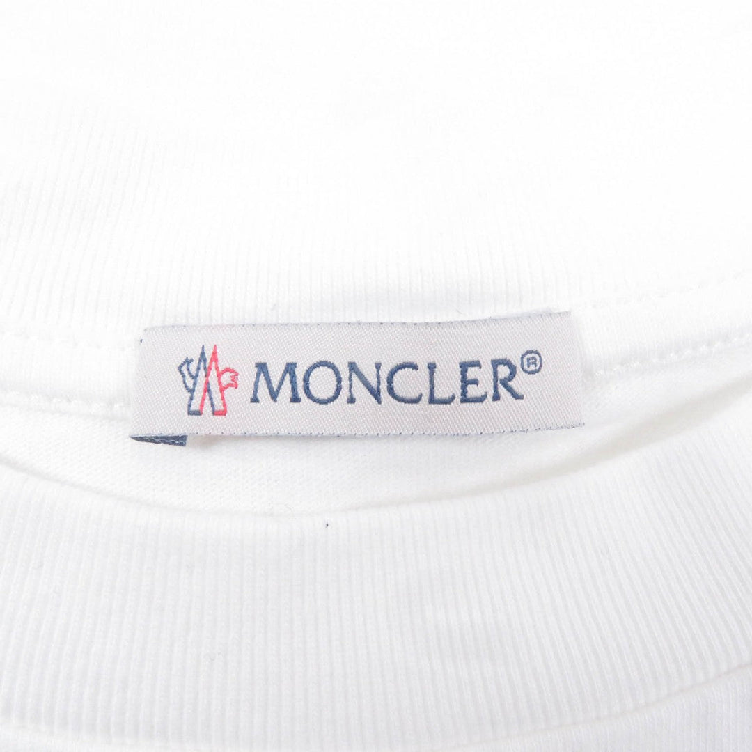 MONCLER Long-sleeved T-shirt cotton white S