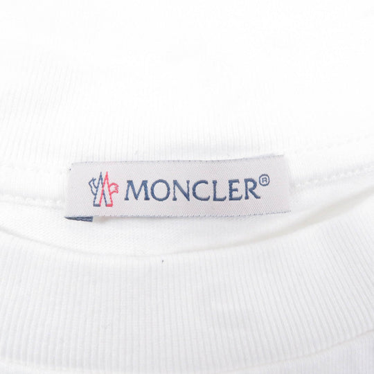 MONCLER Long-sleeved T-shirt cotton white S