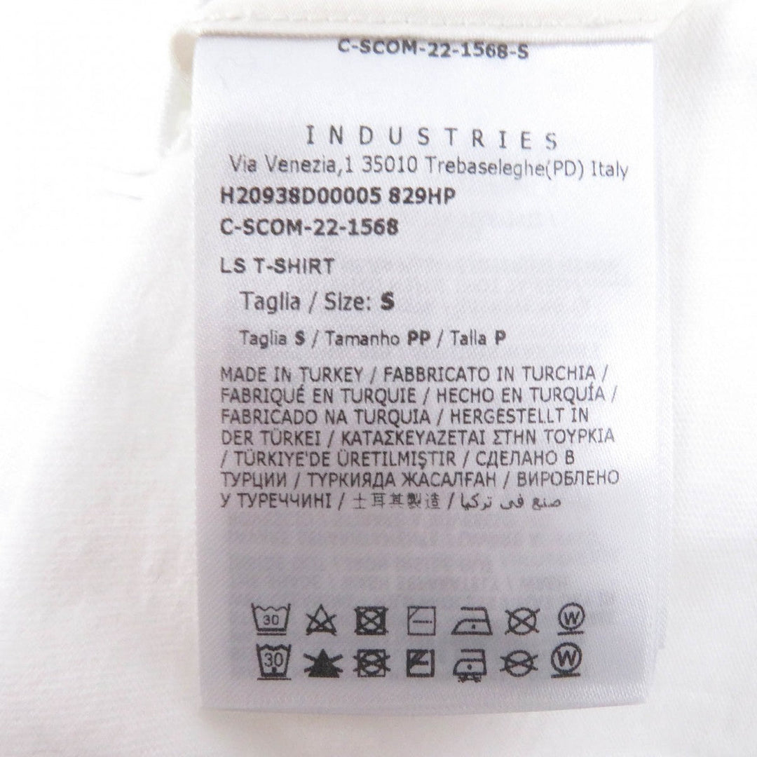 MONCLER Long-sleeved T-shirt cotton white S
