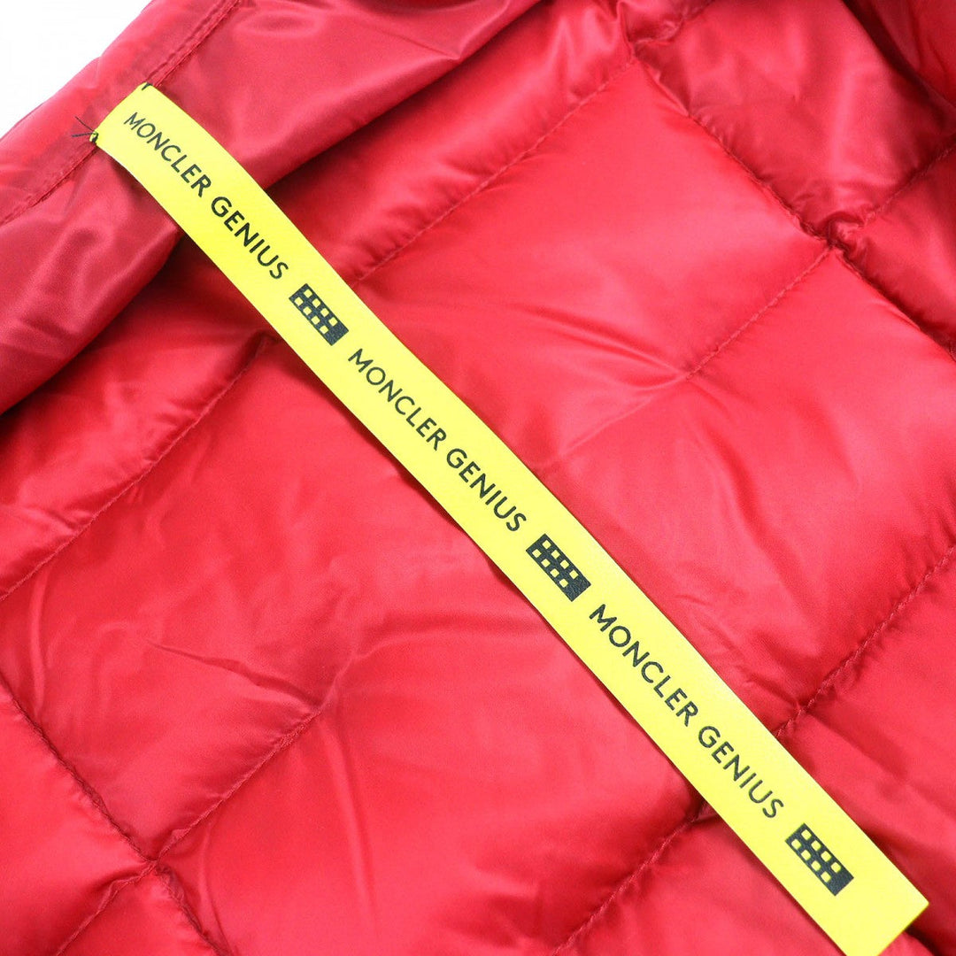 MONCLER Down jacket Outer: 100% nylon, Lining: 100% nylon, Part: 100% polyester, Filling: 90% down, Filling: 10% feather Red HOTZ mens 1 Used Authentic