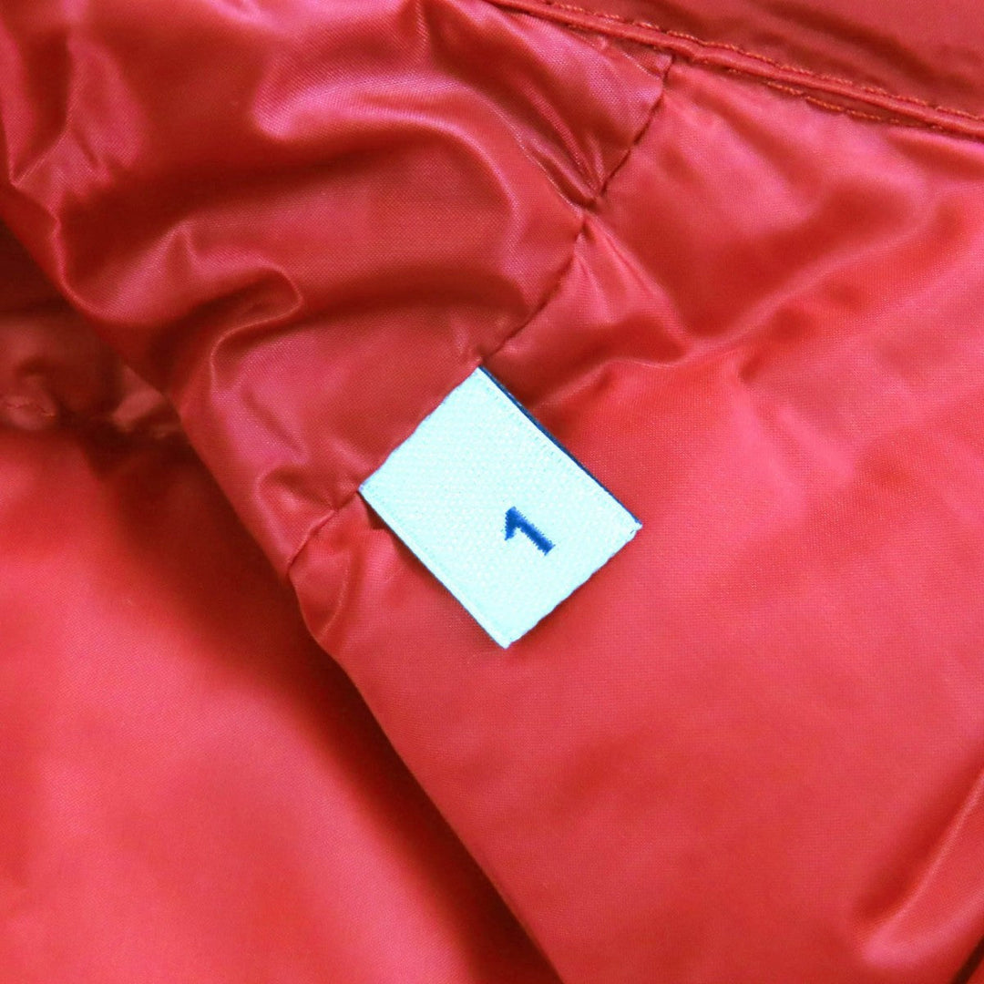 MONCLER Down jacket Outer: 100% nylon, Lining: 100% nylon, Part: 100% polyester, Filling: 90% down, Filling: 10% feather Red HOTZ mens 1 Used Authentic