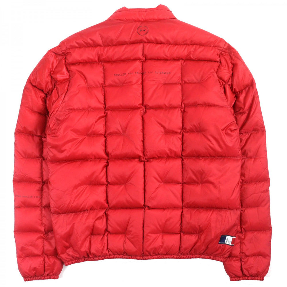 MONCLER Down jacket Outer: 100% nylon, Lining: 100% nylon, Part: 100% polyester, Filling: 90% down, Filling: 10% feather Red HOTZ mens 1 Used Authentic