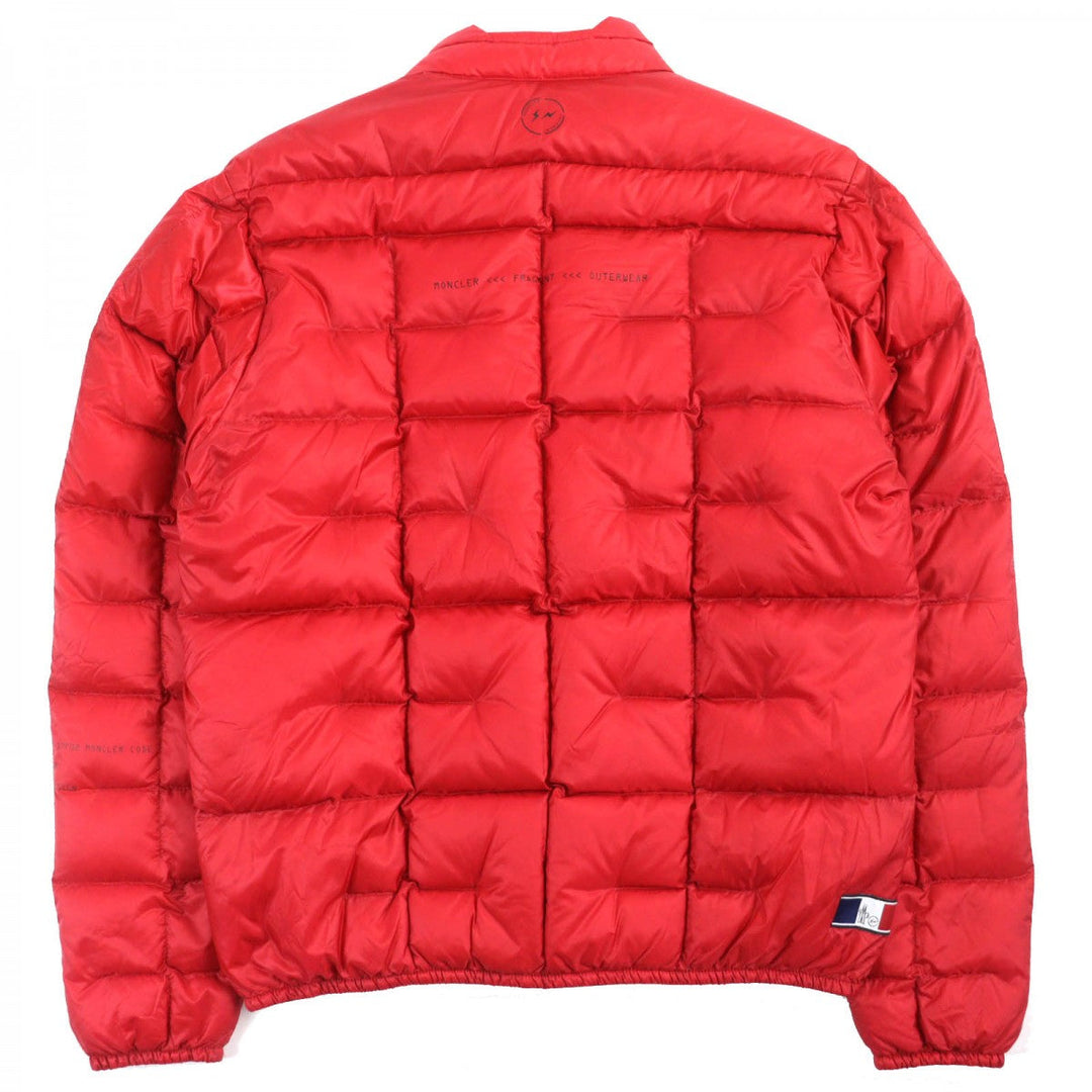MONCLER Down jacket Outer: 100% nylon, Lining: 100% nylon, Part: 100% polyester, Filling: 90% down, Filling: 10% feather Red HOTZ mens 1 Used Authentic