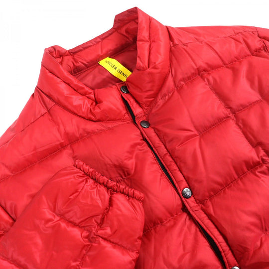 MONCLER Down jacket Outer: 100% nylon, Lining: 100% nylon, Part: 100% polyester, Filling: 90% down, Filling: 10% feather Red HOTZ mens 1 Used Authentic