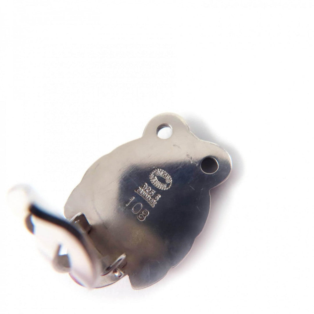 Georg Jensen Earring 108 SV925 Silver light blue