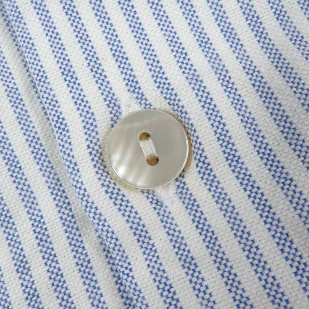 GUCCI Short sleeve shirt 663637 Main: 100% cotton, Part: 100% polyester blue mens 44 Used Authentic