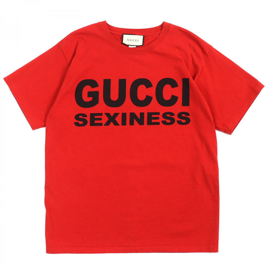 GUCCI Short sleeve T-shirt 616036 cotton Red XS