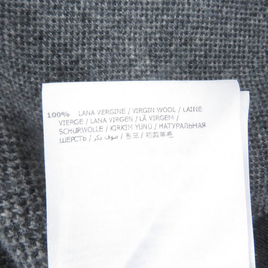 MONCLER GAMME BLEU Blouson Main: 100% wool gray MAGLIONE TRICOT POLO mens L Used Authentic